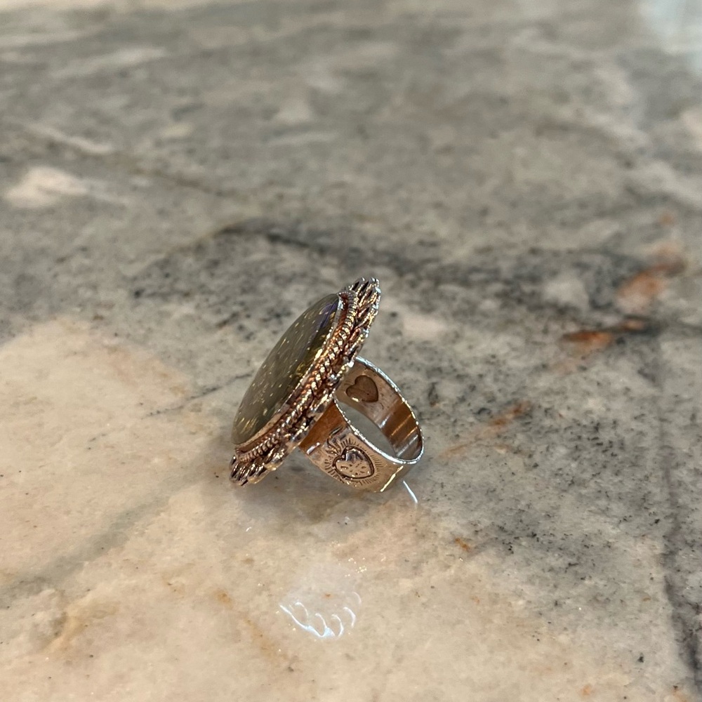 VIRGIN SAINTS & ANGELS MIRACULOUS RING IN ROSE GOLD - Picture 6 of 12